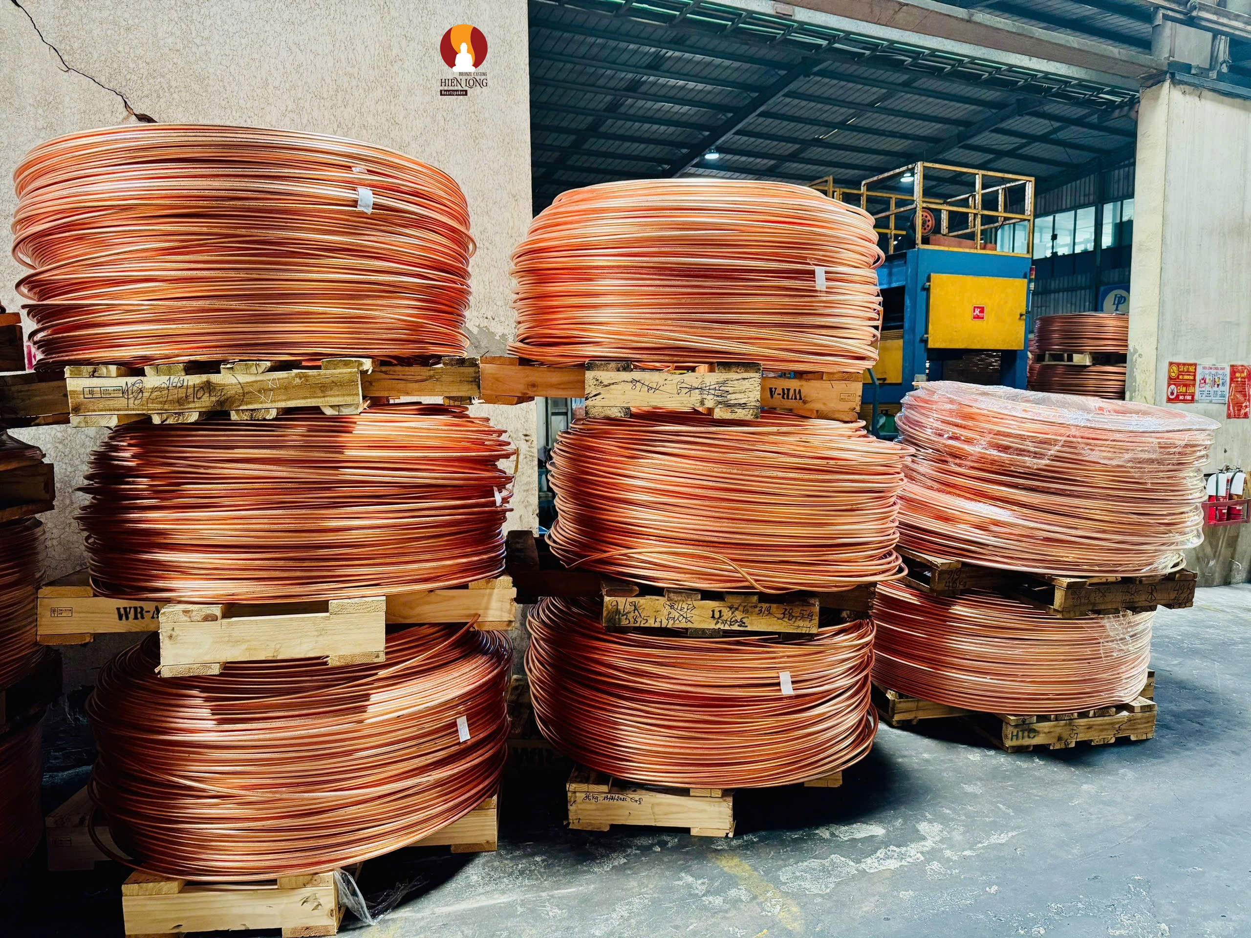 L&ocirc; đồng chuẩn bị đ&oacute;ng kiện 10 tấn/l&ocirc; của Ph&uacute;c Minh Holdings