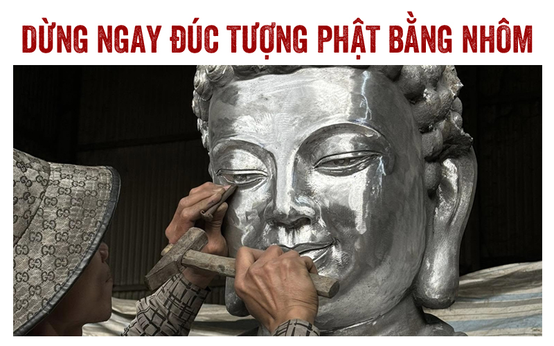 Đúc tượng bằng nhôm hay đánh tráo khái niệm là tượng bạch kim có tuổi thọ quá 15 năm không?