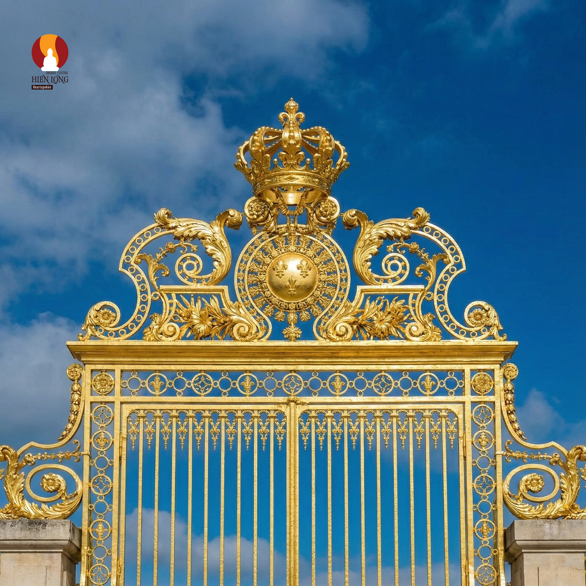 Cổng Đúc Nghệ Thuật Cỡ Đại Dành Cho Biệt Thự, Lâu Đài & Dự Án Tầm Cỡ - Kiệt Tác Của Sự Bề Thế & Xa Hoa