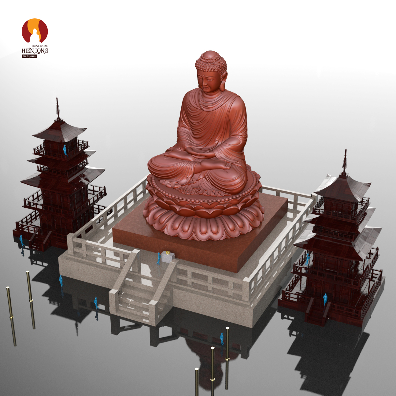 Đại tượng Phật Thích Ca cao 20 mét - Hào quang bất diệt giữa đại ngàn - Thách Thức Nắng Gió Vùng Cao