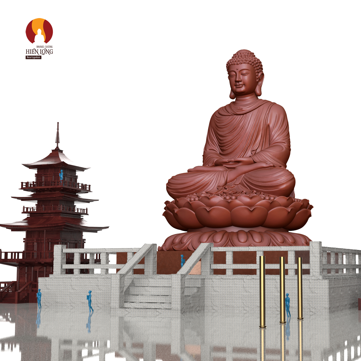 Đại tượng Phật Thích Ca cao 20 mét - Hào quang bất diệt giữa đại ngàn - Thách Thức Nắng Gió Vùng Cao