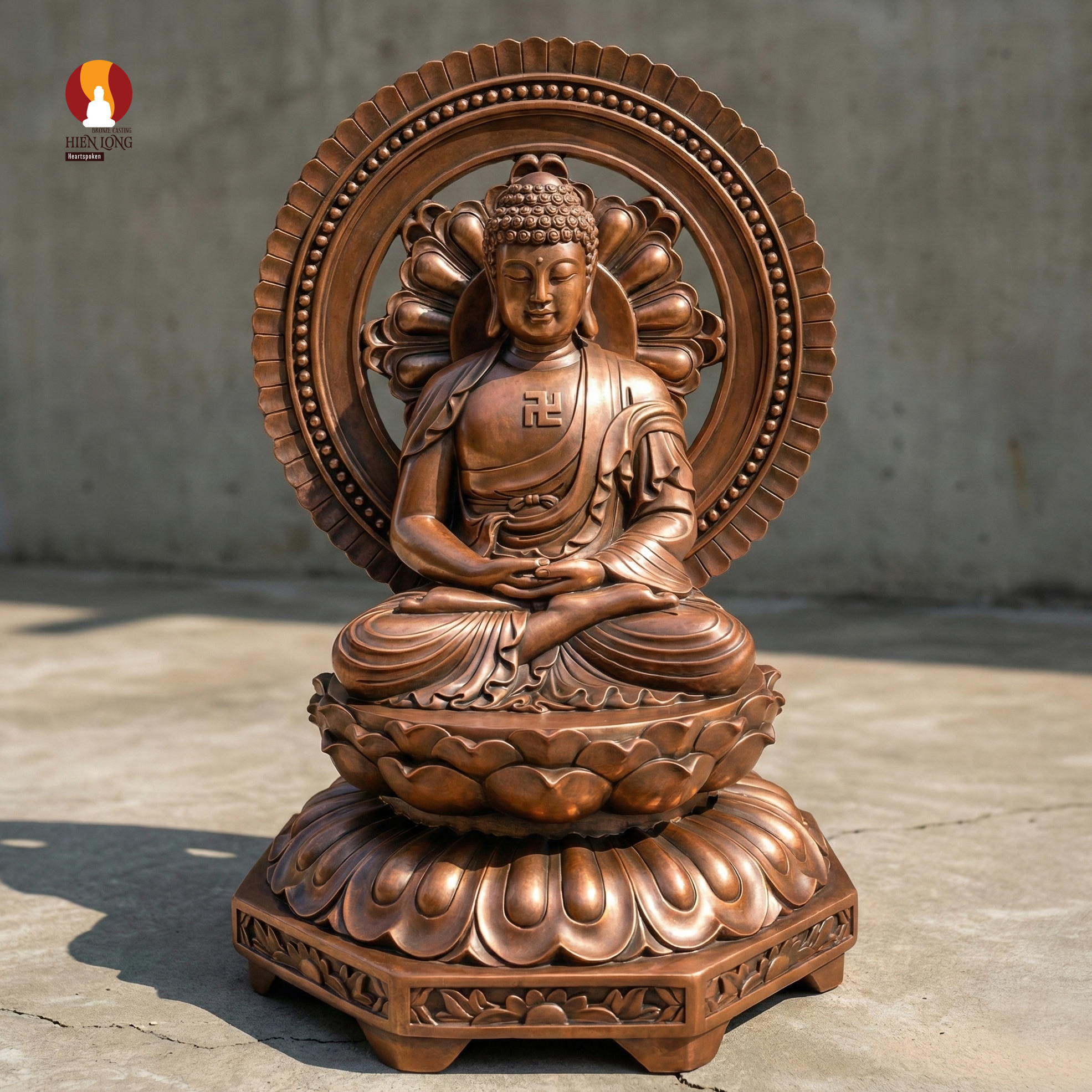 Tượng Phật Thích Ca cổ mật - Pháp giới định ấn - Hào Quang Luân Chuyển - Uy Nghi Vượt Thời Gian