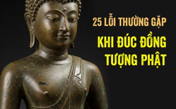 25 lỗi thường gặp khi đúc đồng tượng Phật