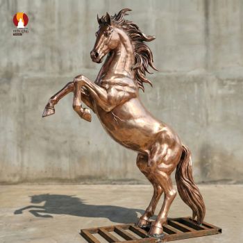 Mãnh mã vươn oai - Ngựa chồm lên – Kiệt tác điêu khắc đồng nghệ thuật cho Không gian đẳng cấp