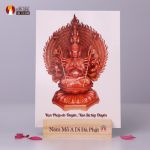 Combo Kệ gỗ gài ảnh Phật giáo dài 8 cm