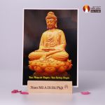 Combo Kệ gỗ gài ảnh Phật giáo dài 8 cm