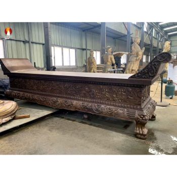 Ban thờ đúc đồng đỏ đặt trong Chùa, Thiền viện, Miếu, Điện, Tư gia mẫu 2