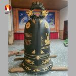Đại hồng chung Phật giáo đúc đồng đỏ cho Chùa và Thiền viện mẫu 1
