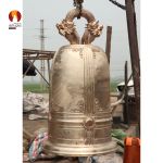 Đại hồng chung Phật giáo đúc đồng đỏ cho Chùa và Thiền viện mẫu 1