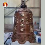 Đại hồng chung Phật giáo đúc đồng đỏ cho Chùa và Thiền viện mẫu 2