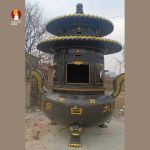 Lò hóa vàng bảo tháp nhiều tầng đúc đồng đỏ hoặc thép mẫu 1