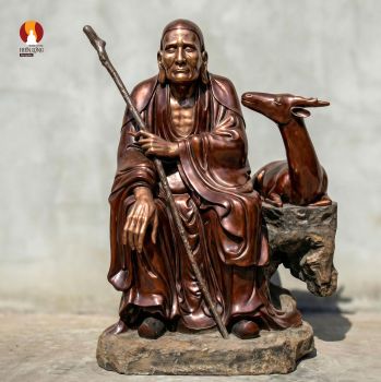 Tượng Tổ La Hầu La Đa - Phục Dựng Tinh Hoa Chùa Tây Phương - Diện Mạo Khắc Khổ