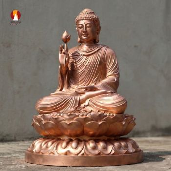 Tượng Thích Ca niêm hoa - Hoa Ưu Đàm Nở Trên Tay - Thần Thái Vi Tiếu Đỉnh Cao