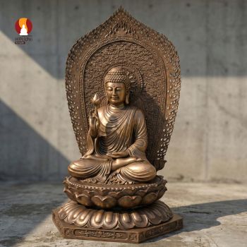 Tượng Phật Thích Ca niêm hoa - Diệu tâm truyền trao - Tinh Hoa Thiền Tông - Sắc Diện Uy Nghi - Trường Tồn Ngàn Năm
