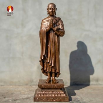Tượng Nhị Tổ A Nan - Đa văn thánh chủng - mẫu Nam truyền
