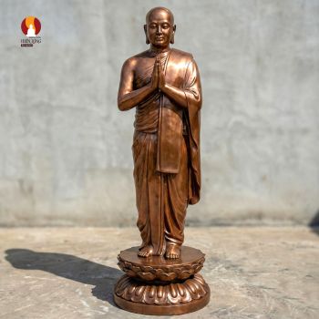 Tượng Nhị Tổ A Nan - Đa văn thánh chủng - mẫu Ấn độ cổ