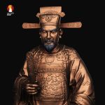 Tượng Đức Ông, đồng đỏ thờ trong Chùa