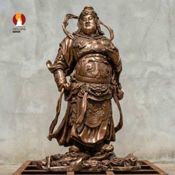 Đại tượng Hộ pháp Khuyến thiện - Phục Dựng Tinh Hoa Sùng Ân Tự - Uy Nghi Bền Bỉ Ngàn Năm