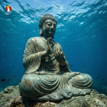 Tượng Phật đúc từ siêu vật liệu đặt dưới đáy Đại dương - Nơi Tâm Linh Hòa Quyện Cùng Nhịp Thở Của Biển Cả