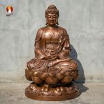 Bộ tượng Thất Phật Dược sư - 7 Pho Đồng Đỏ Đồng Nhất - Sắc Diện Từ Bi