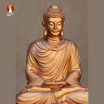 Tượng Phật Thích Ca tọa Thiền thờ trong Chùa hoặc nhà riêng, đồng đỏ 1