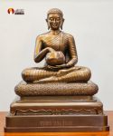 Tượng Thánh tăng Sivali ngồi thờ trong gia đình, điêu khắc thủ công