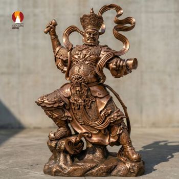 Bộ tượng Tứ Đại Thiên Vương - Hộ thế An dân - Giáp Trụ Tinh Xảo - Thần Thái Uy Dũng