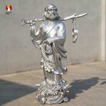 Tượng Tổ Bồ đề Đạt ma vượt biển - Cuộc Cách Mạng Tượng Chùa Cỡ Lớn: Sắc Lẹm Như Đồng – Nhẹ Nhàng Vận Chuyển – Tiết Kiệm 50% Ngân Sách