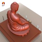 Đại tượng Phật Thích Ca nguyên thủy cao 12 mét - Dấu ấn Giác ngộ giữa non cao - Phong Cách Nam Tông - Bền Bỉ 150 Năm