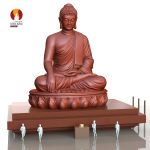 Đại tượng Phật Thích Ca nguyên thủy cao 12 mét - Dấu ấn Giác ngộ giữa non cao - Phong Cách Nam Tông - Bền Bỉ 150 Năm