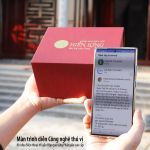 Tượng Phổ Bi Quán âm cao 11,5 cm mạ vàng 24k